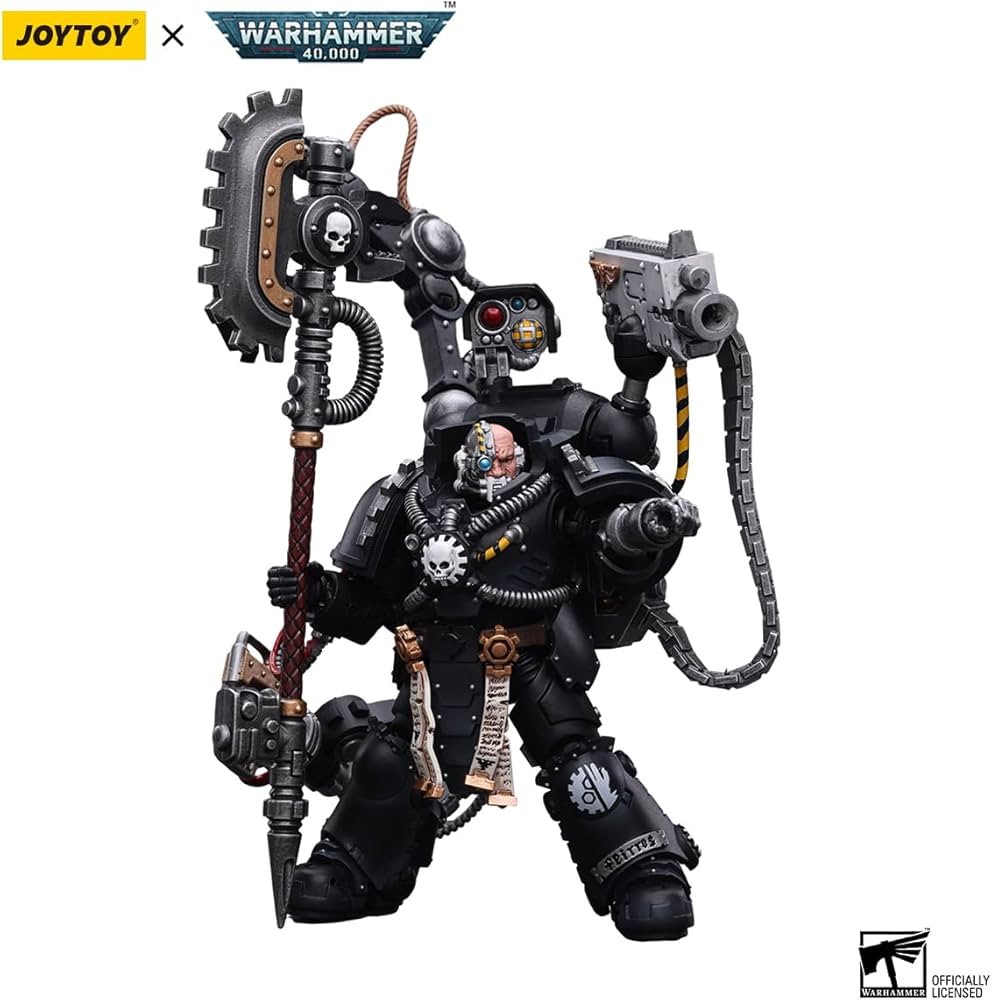 ゲームキャラクター joytoy warhammer 40,000 iron hands Joy Toy Warhammer 40K: Iron Hands Iron Father Feirros 1:18 Scale